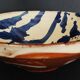 20th century glazed terracotta salad bowl