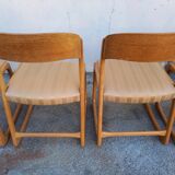 Baumann sleigh chairs, set of 8