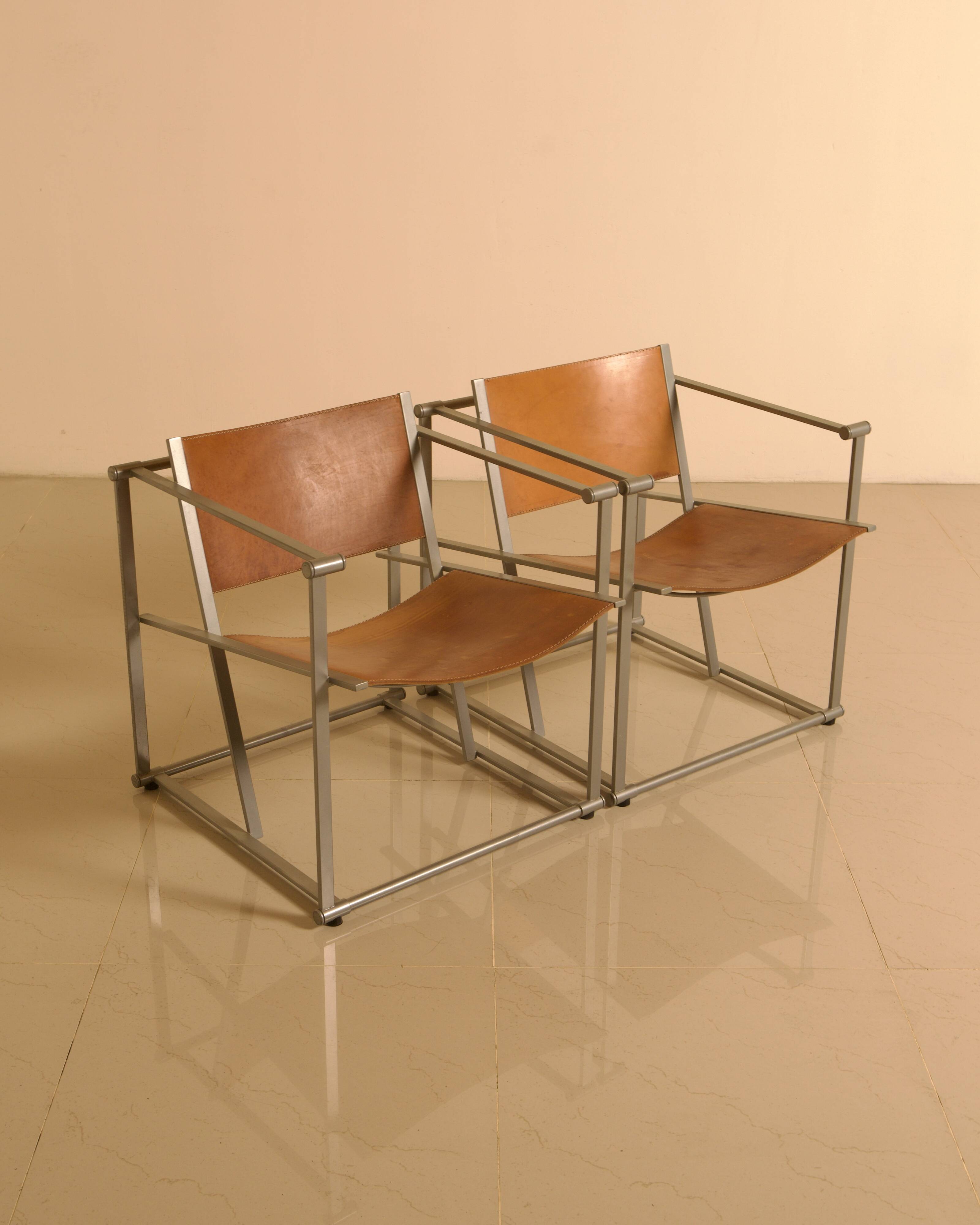 Pair of "FM62" armchairs by Radboud van Beekum for Pastoe 80's