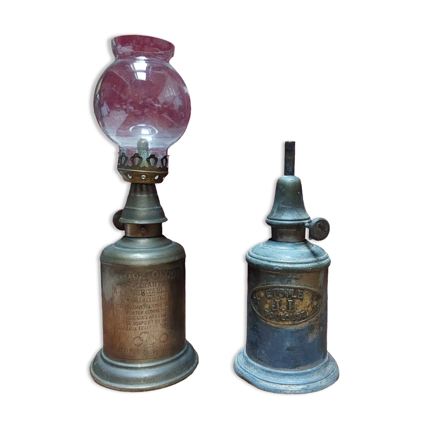 Lampes "pigeon" à essence