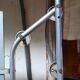 Aluminum floor coat rack