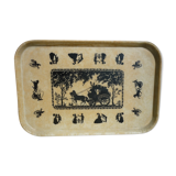 Tray in fiberglass old carriage 60X40