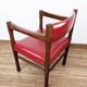 Set of two vintage bridge armchairs
