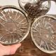 Former Beggar Servant Carrying Condiment Bunch Grape Silver Metal Glass