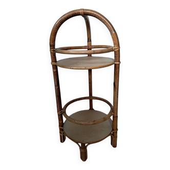 Servant - vintage bamboo stool