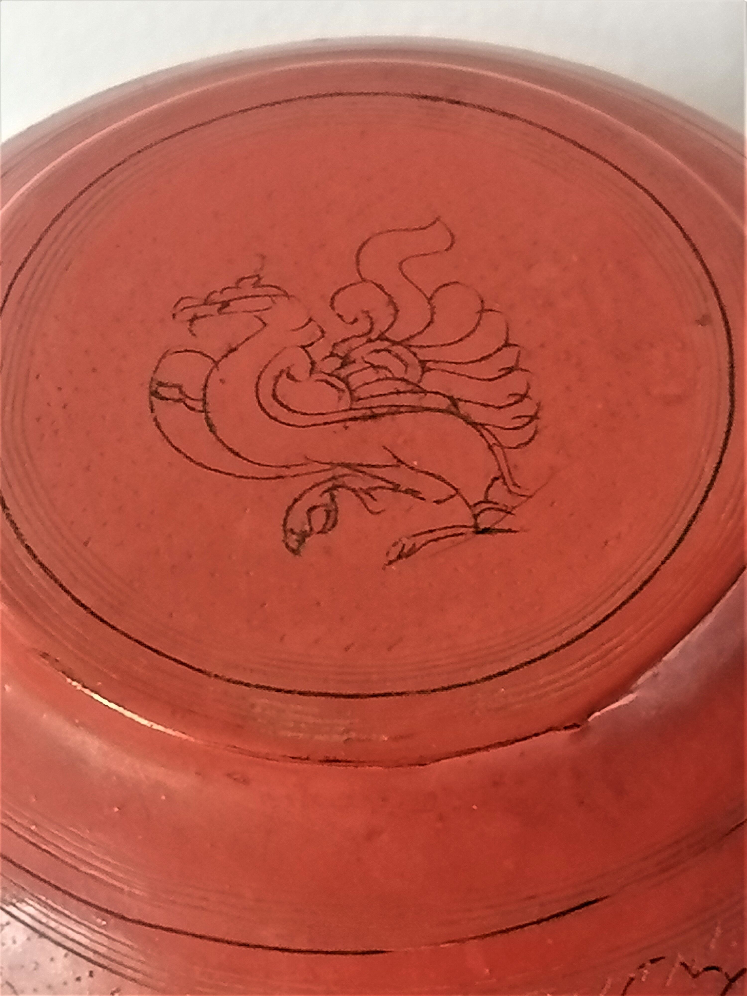 Old Asian lacquer box