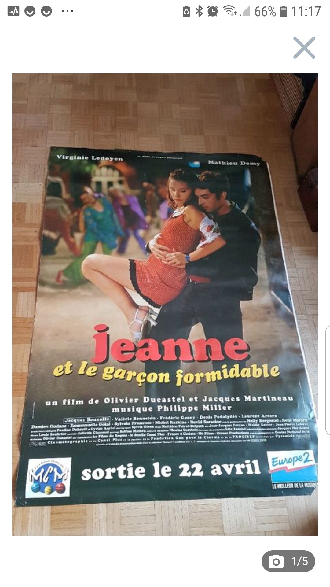 Vintage cinema poster 173 x 120 cm