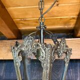 Vintage brass lantern pendant
