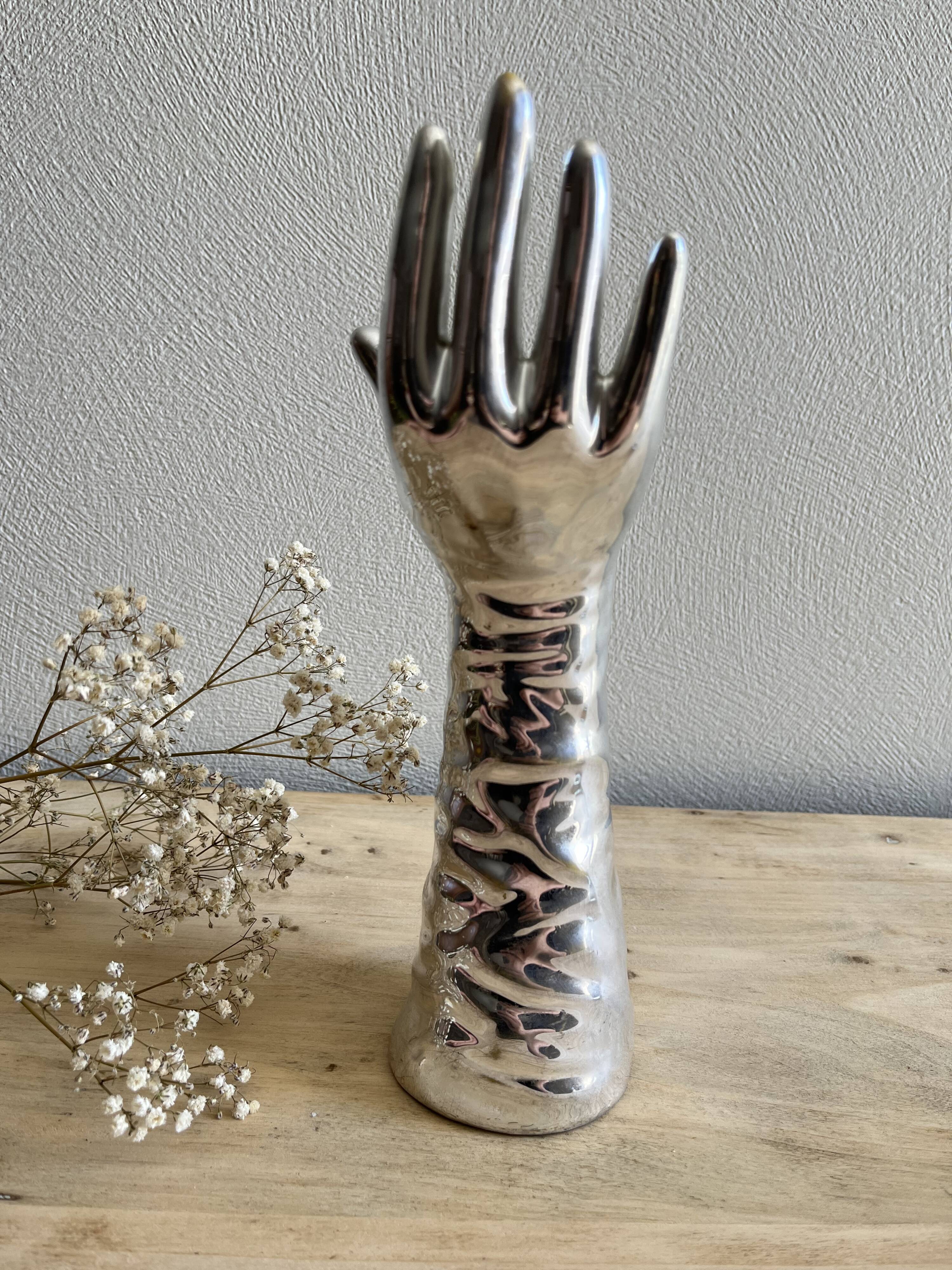 Hand ring vase vintage soliflore