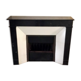Black marble fireplace 1850