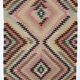 Tapis Kilim Turc Orange Noir 170x259Cm SK 35353