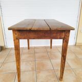 Walnut farmhouse table