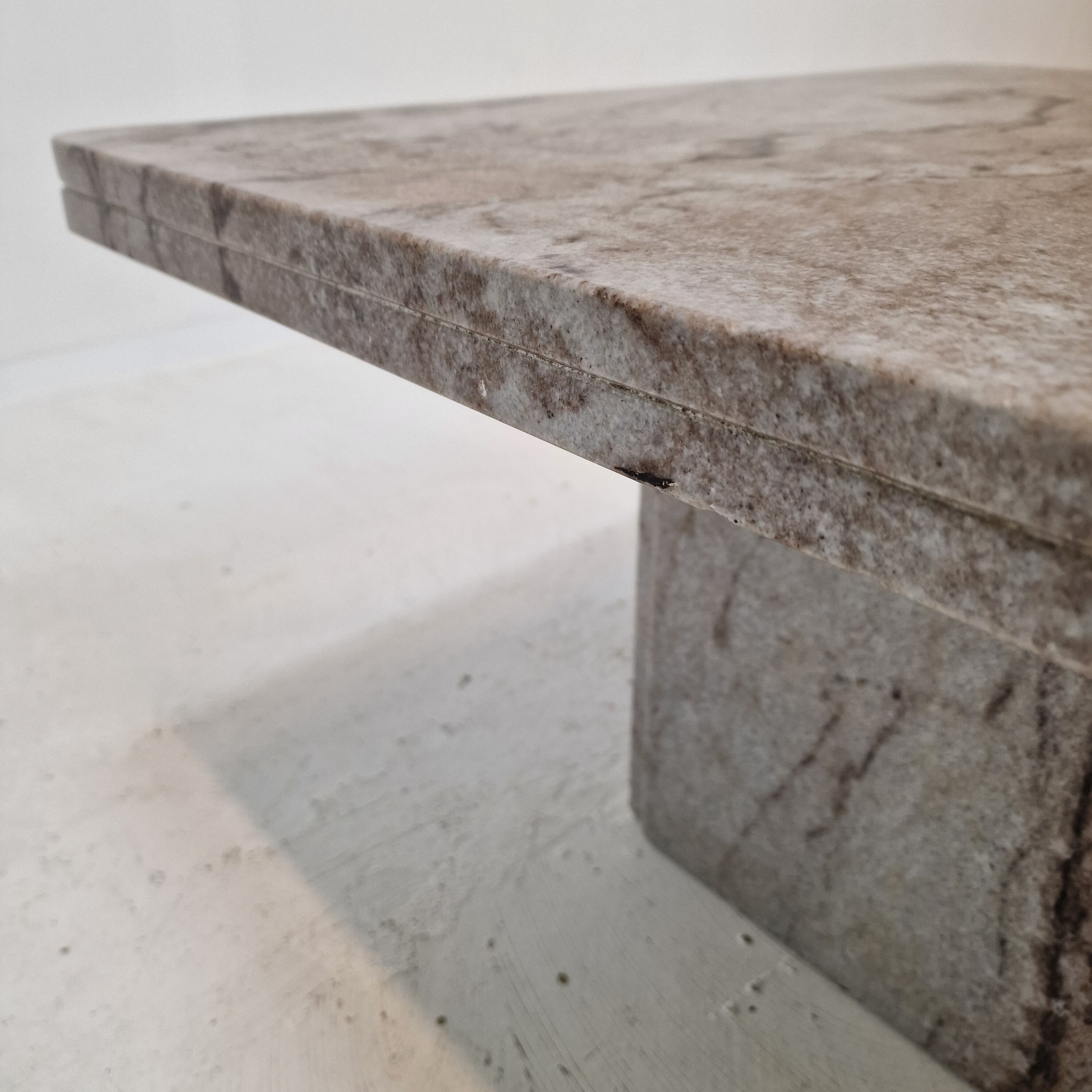 Italian Coffee or Side Table in Granite, 1980s
