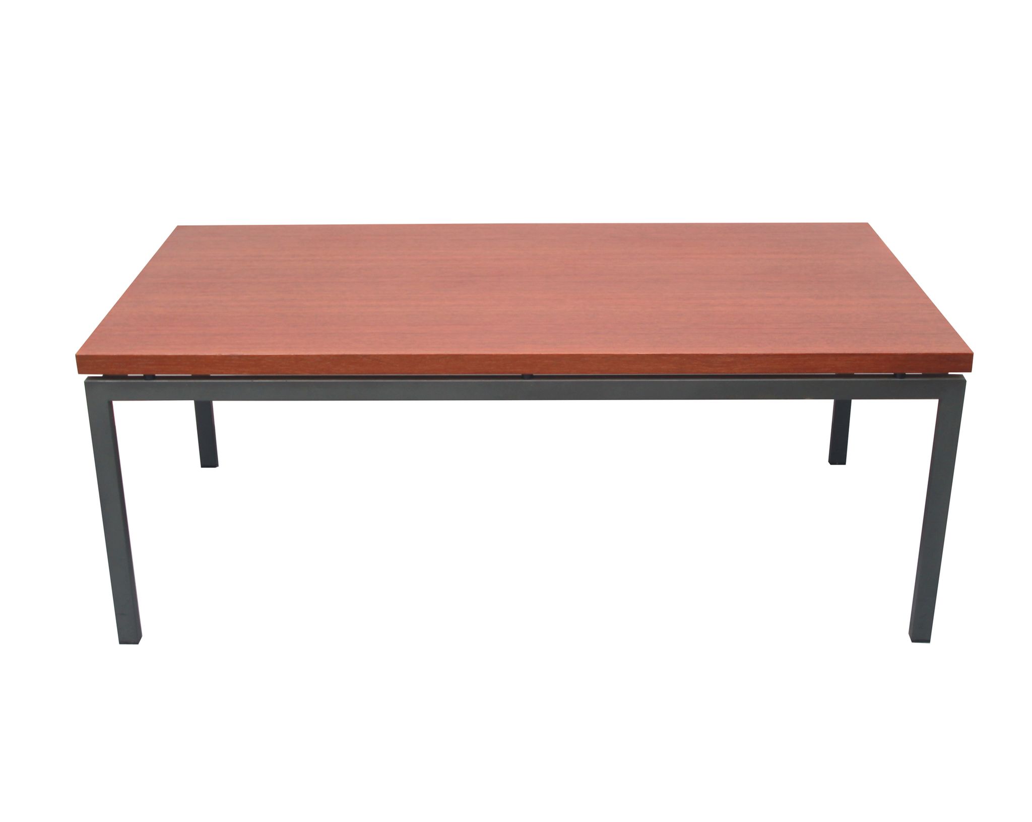 Table basse des années 1960 en teck et métal