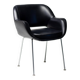 Kilta chair in black Naugahyde by Olli Mannermaa for Martela Oy, Finland, 1960