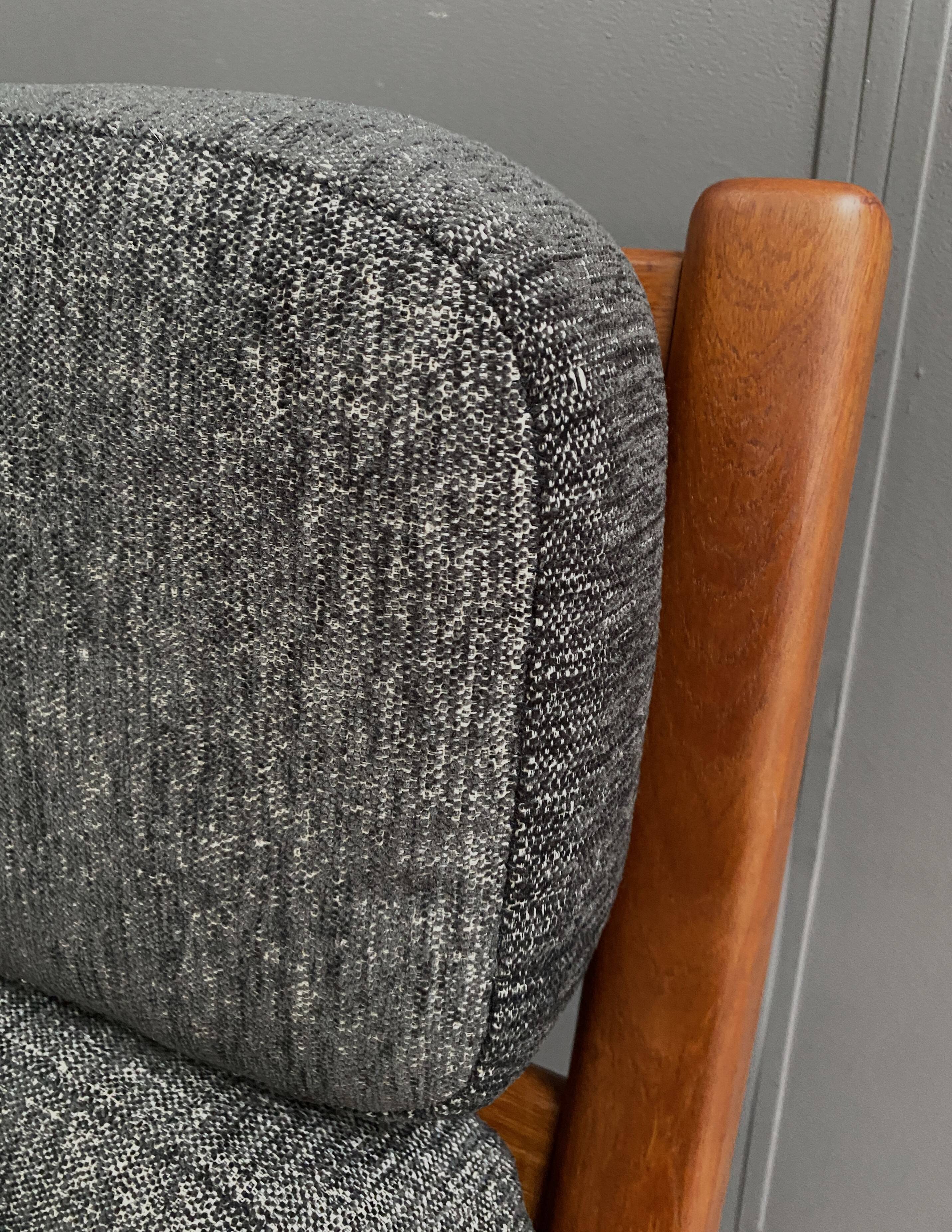 Teak 2 seat sofa by Juul Kristensen for Glostrup Denmark