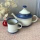 Teapot Goebel country Auvergne - Oeslauer Manufaktur and milk jug