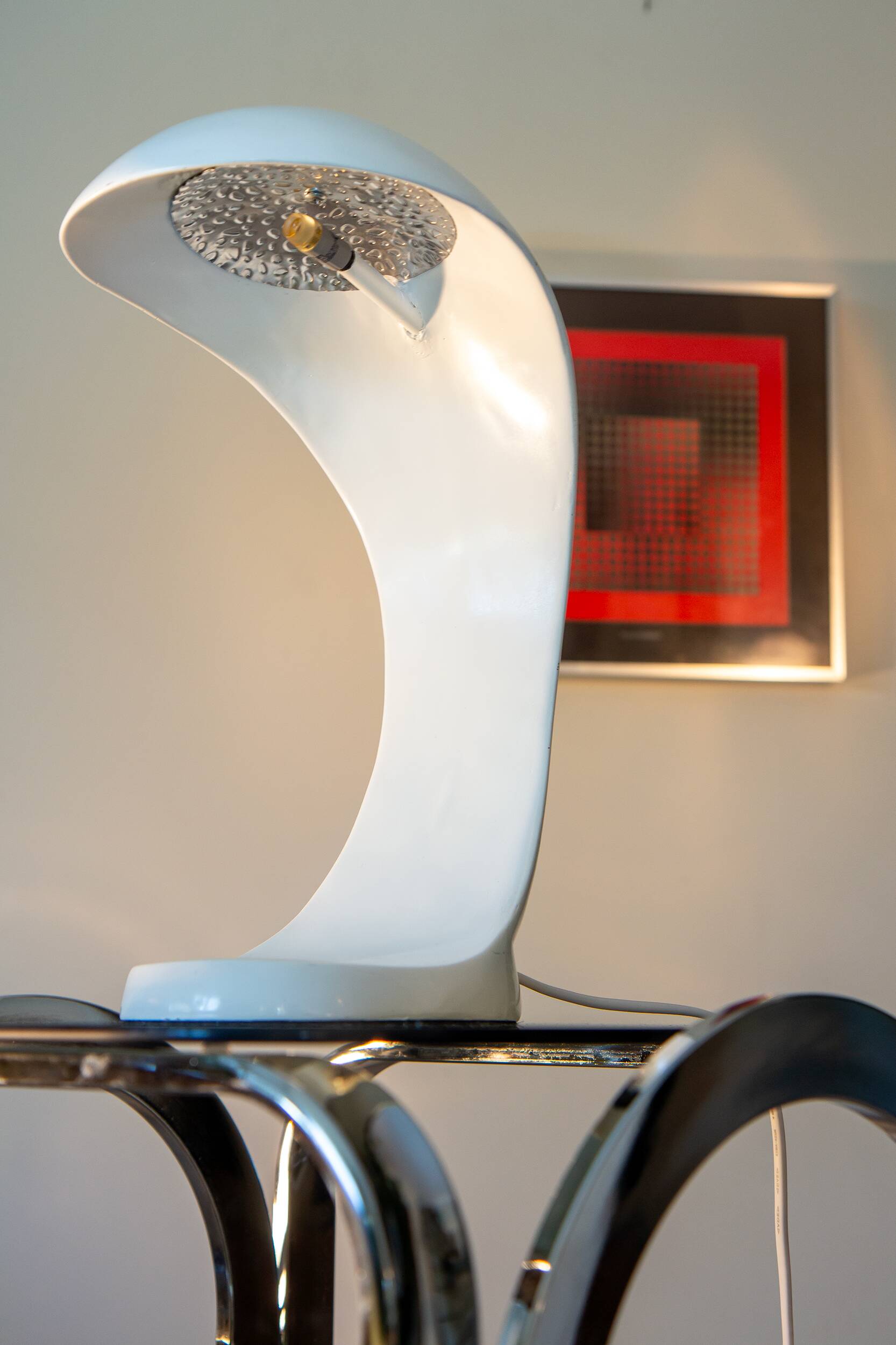 Cobra lamp, 70s design, La Chaise Longue edition 1980