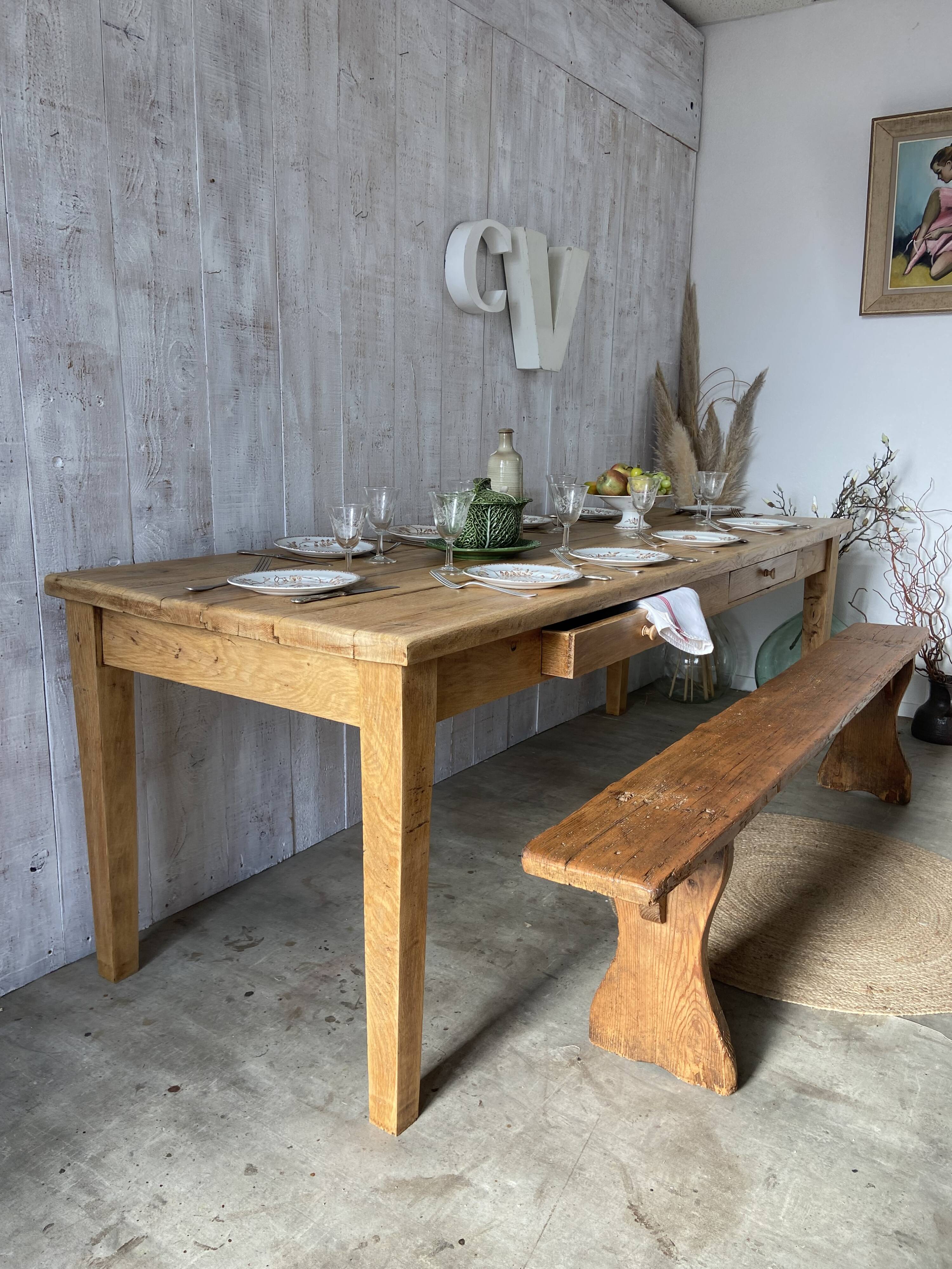 Farm table 220x80cm