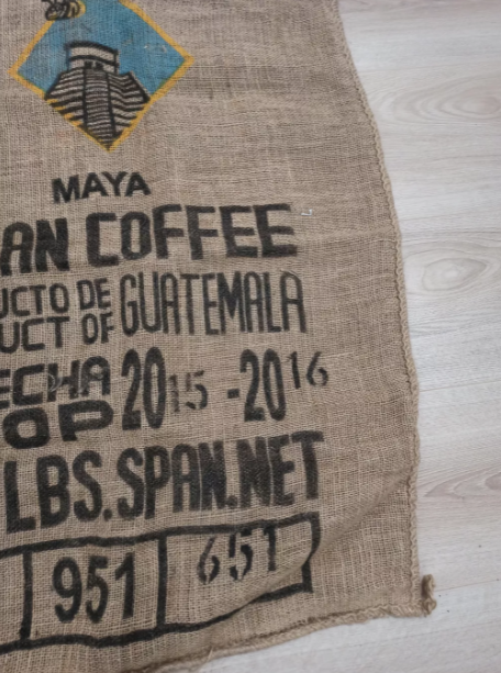 Sac à café en toile de jute