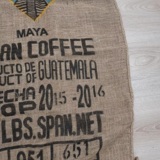 Burlap coffee bag