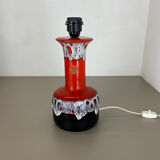 Lampe Fat lava par Jasba Ceramics Allemagne 1970s