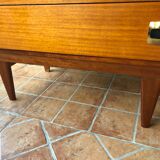 Vintage 60s chest of drawers has 4 drawers edited by Henri Couture