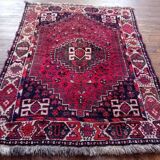 Handmade Persian Shiraz Rug 155x114cm