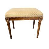 Louis XVI style piano bench