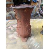 3 cast iron vases 1900 Charleville-Mézières