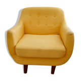 Fauteuil jaune miliboo