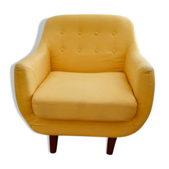 Fauteuil jaune miliboo