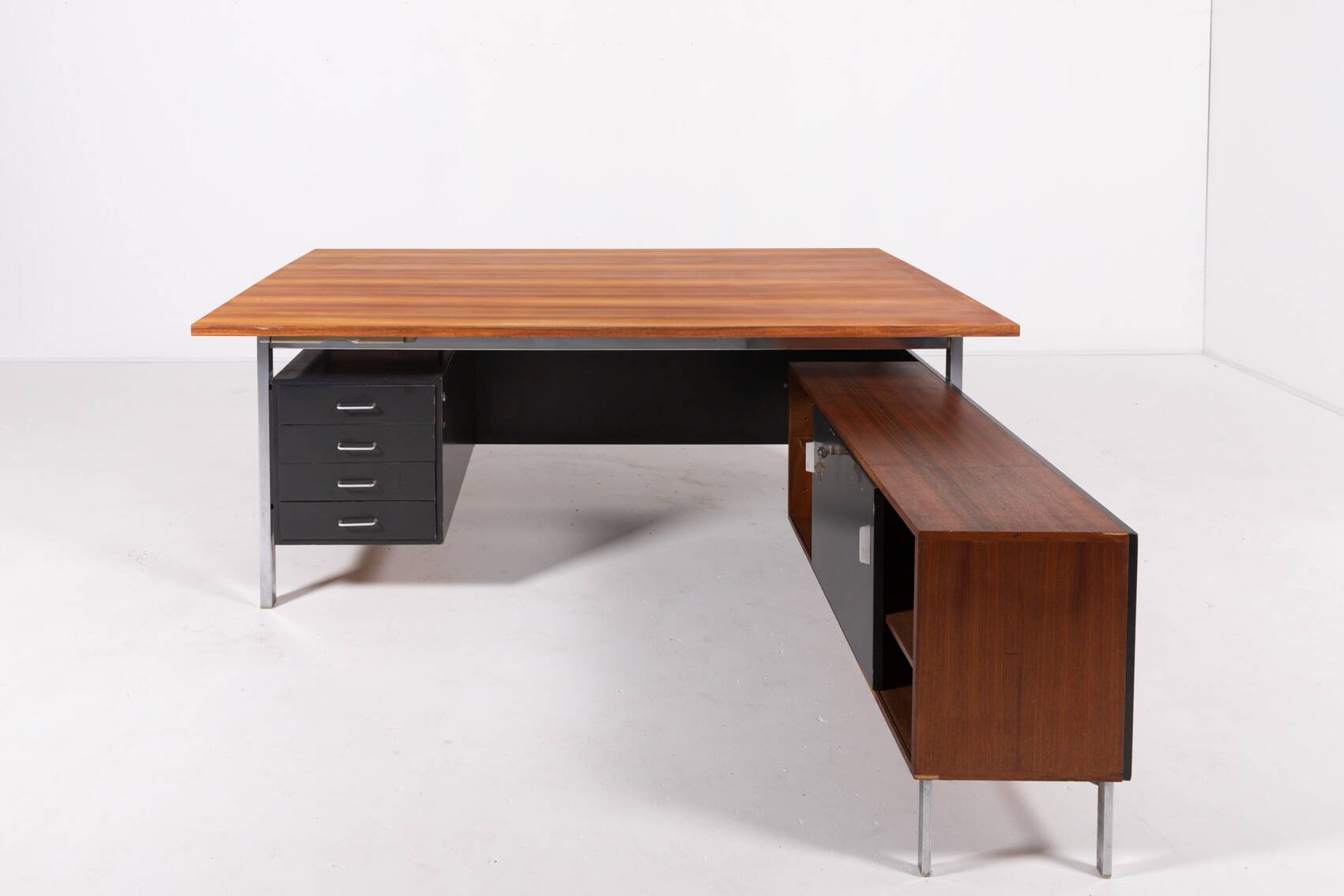 Bureau de direction par Herbert Hirche pour Holzäpfel, Allemagne des années 1950