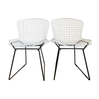 Lot de 2 chaises Wire Harry Bertoïa