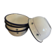 Vintage enamelled tin bowls