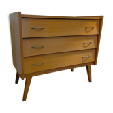Commode scandinave pieds compas vintage