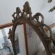 Brass psyche mirror