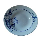Dish Hollow porcelain blue flower St Amand dp 092285