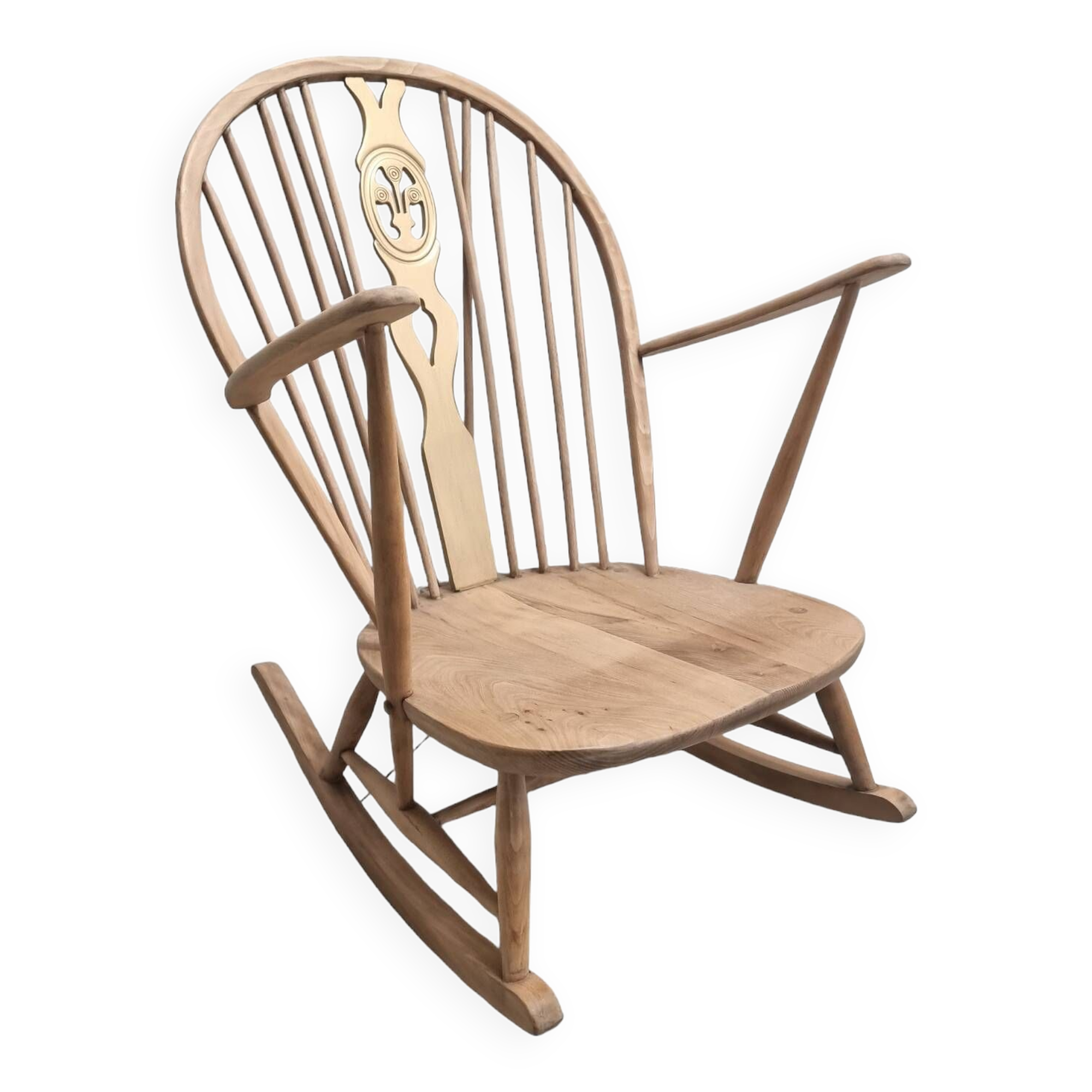 Mid-Century Rocking Chair by Lucian R. Ercolani for Ercol, Britain 1950s