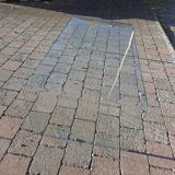 Roche Bobois vintage glass coffee table