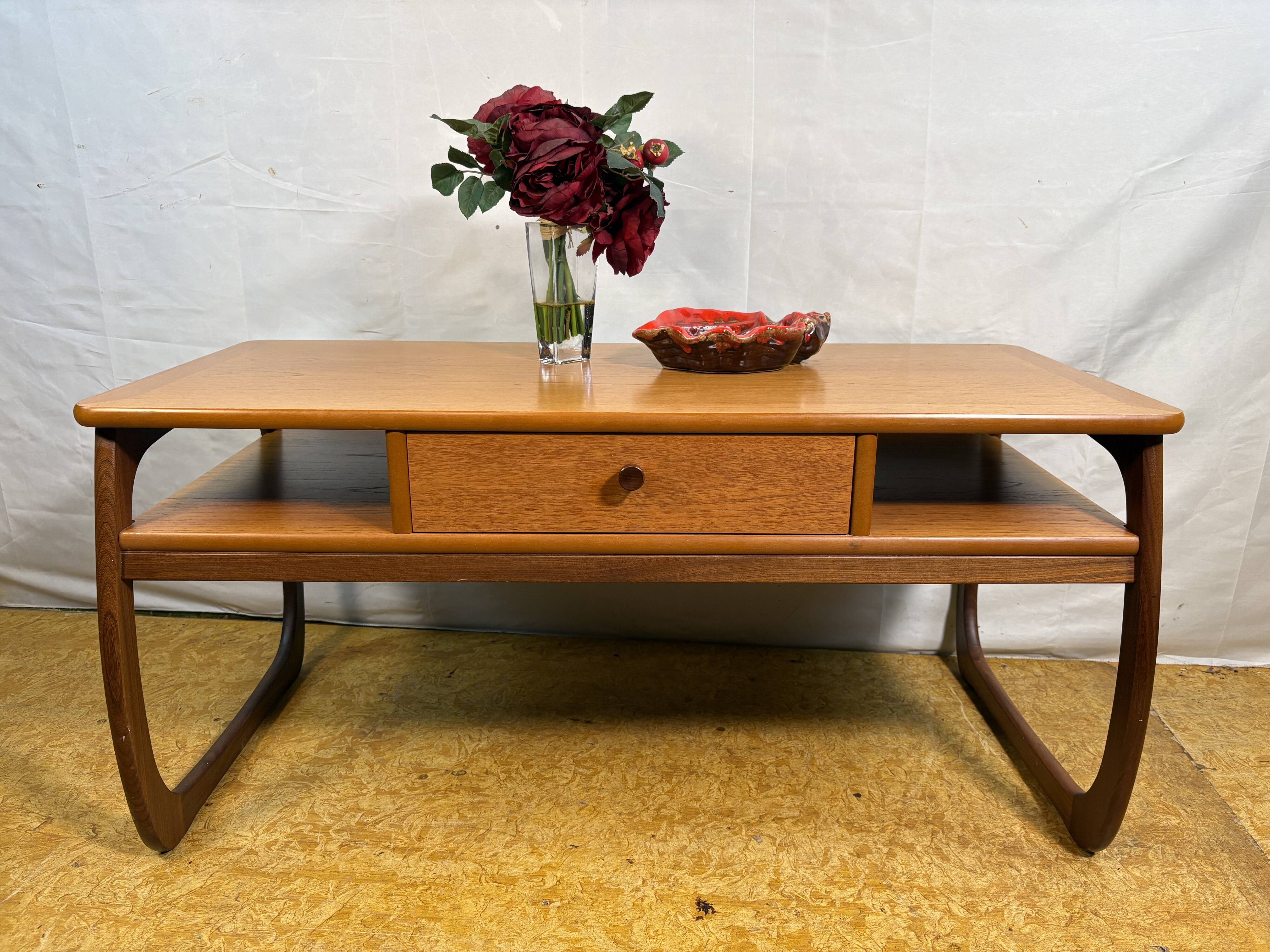 Vintage Parker Knoll Burlington Coffee Table | 1970s | Mid-Century Teak | S