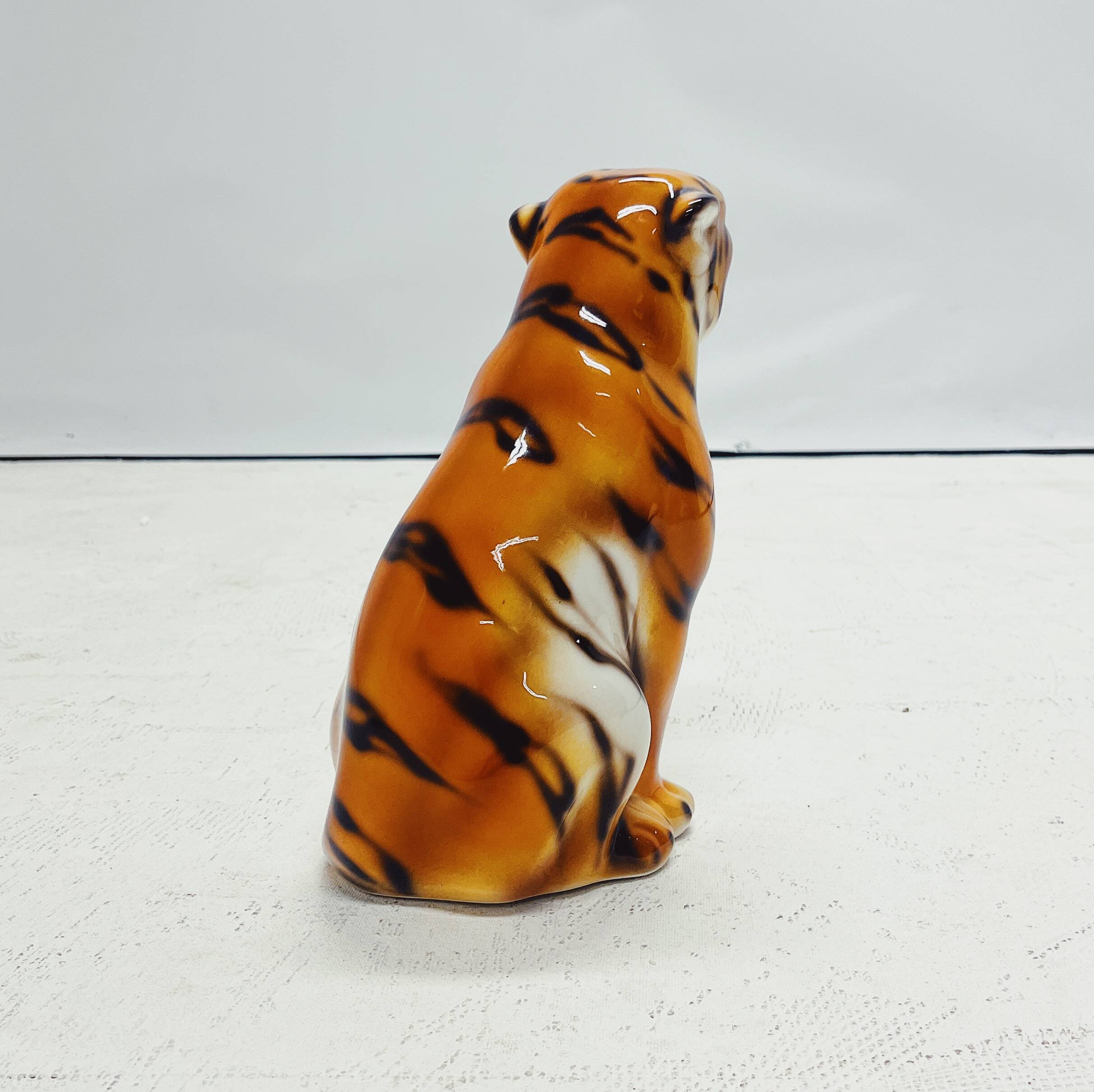 Ceramic Tiger Statue