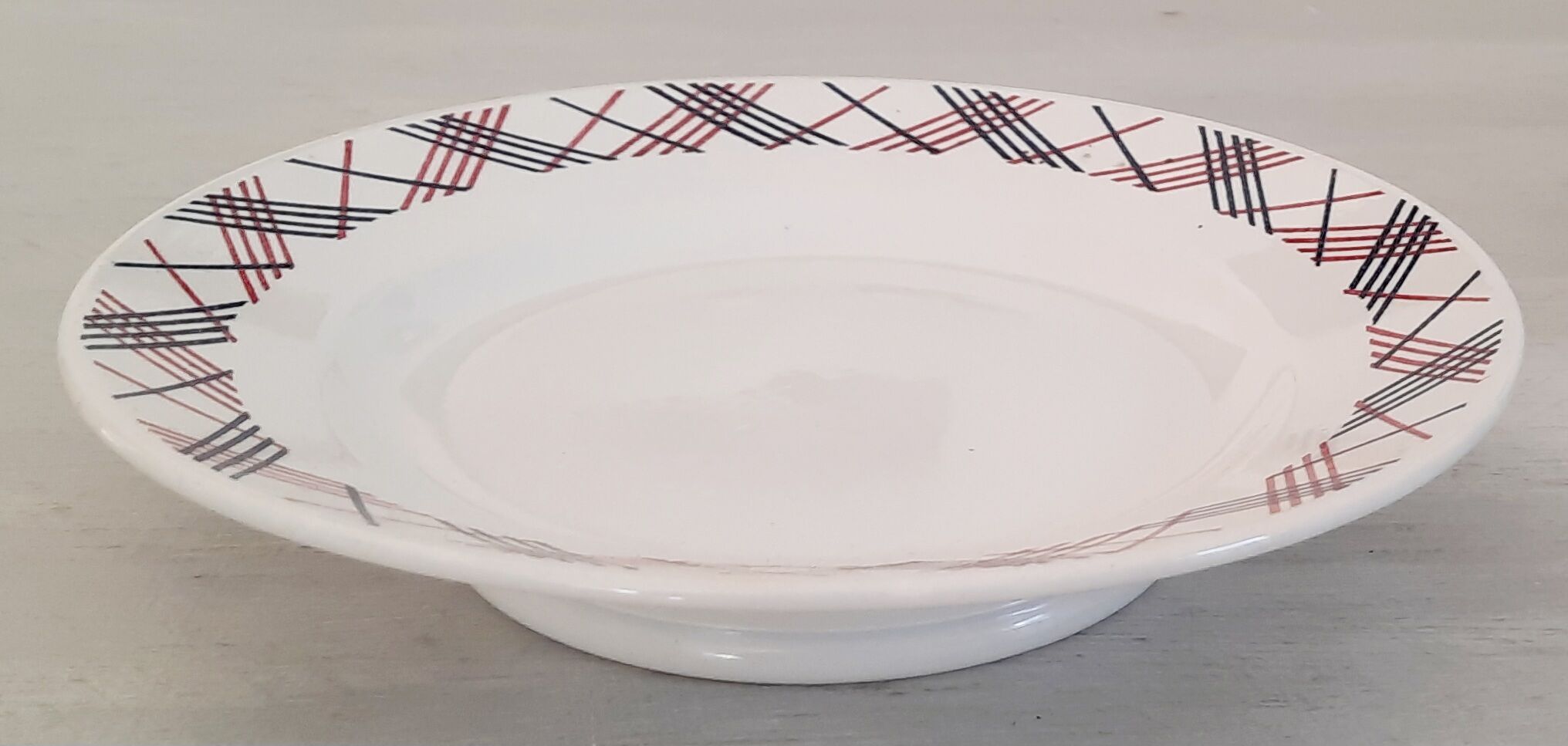 Compotier Servant in earthenware Digoin Sarreguemines model Salies Vintage