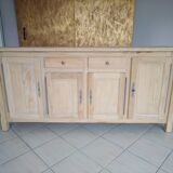 Large renovated solid oak sideboard