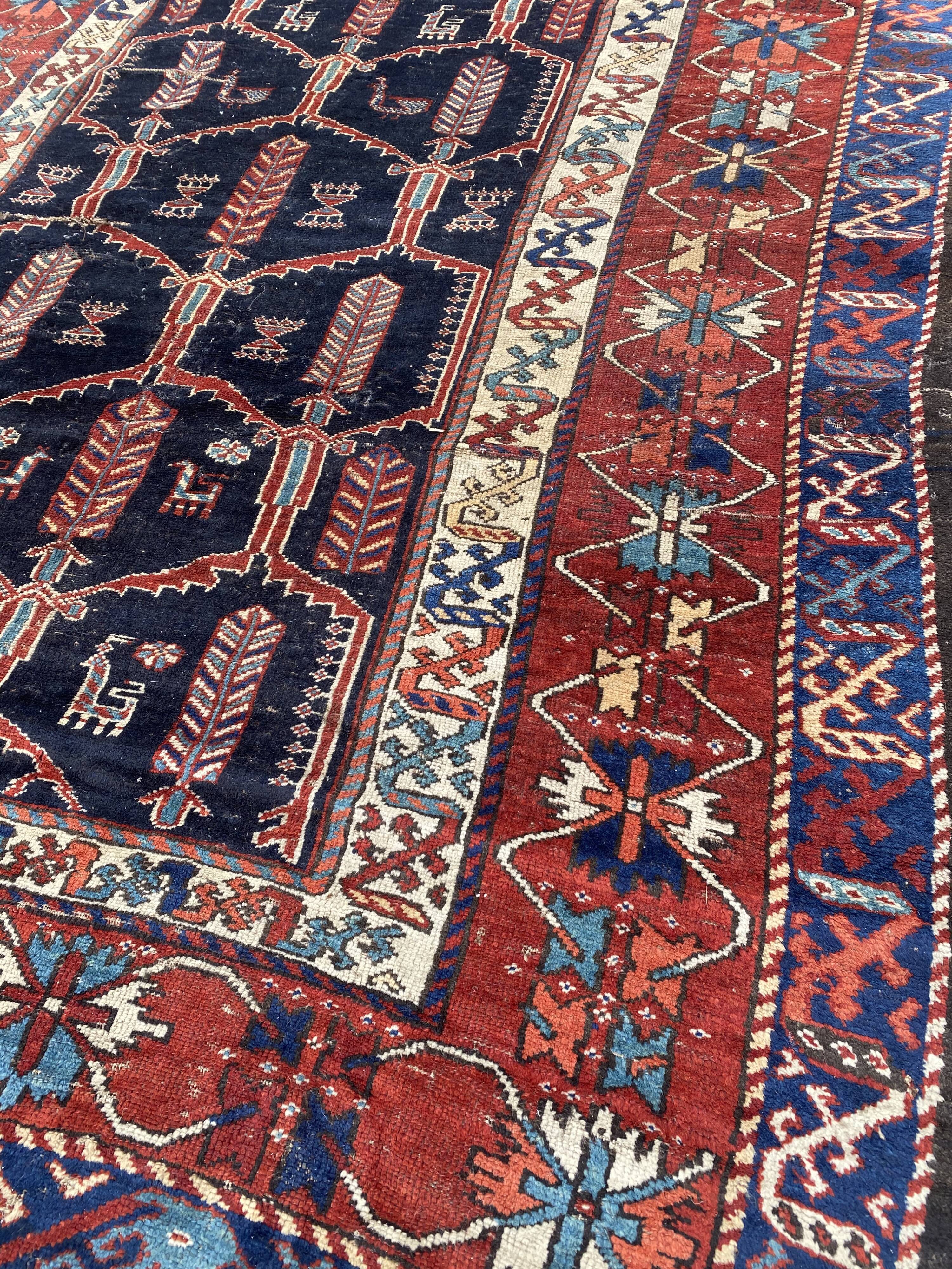 Handmade ancient Persian carpet 158x230cm