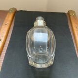 Antique crystal bottle and silver frame diamond punch perfume