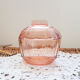Sucrier en verre rose bonbonnière rose boite en verre