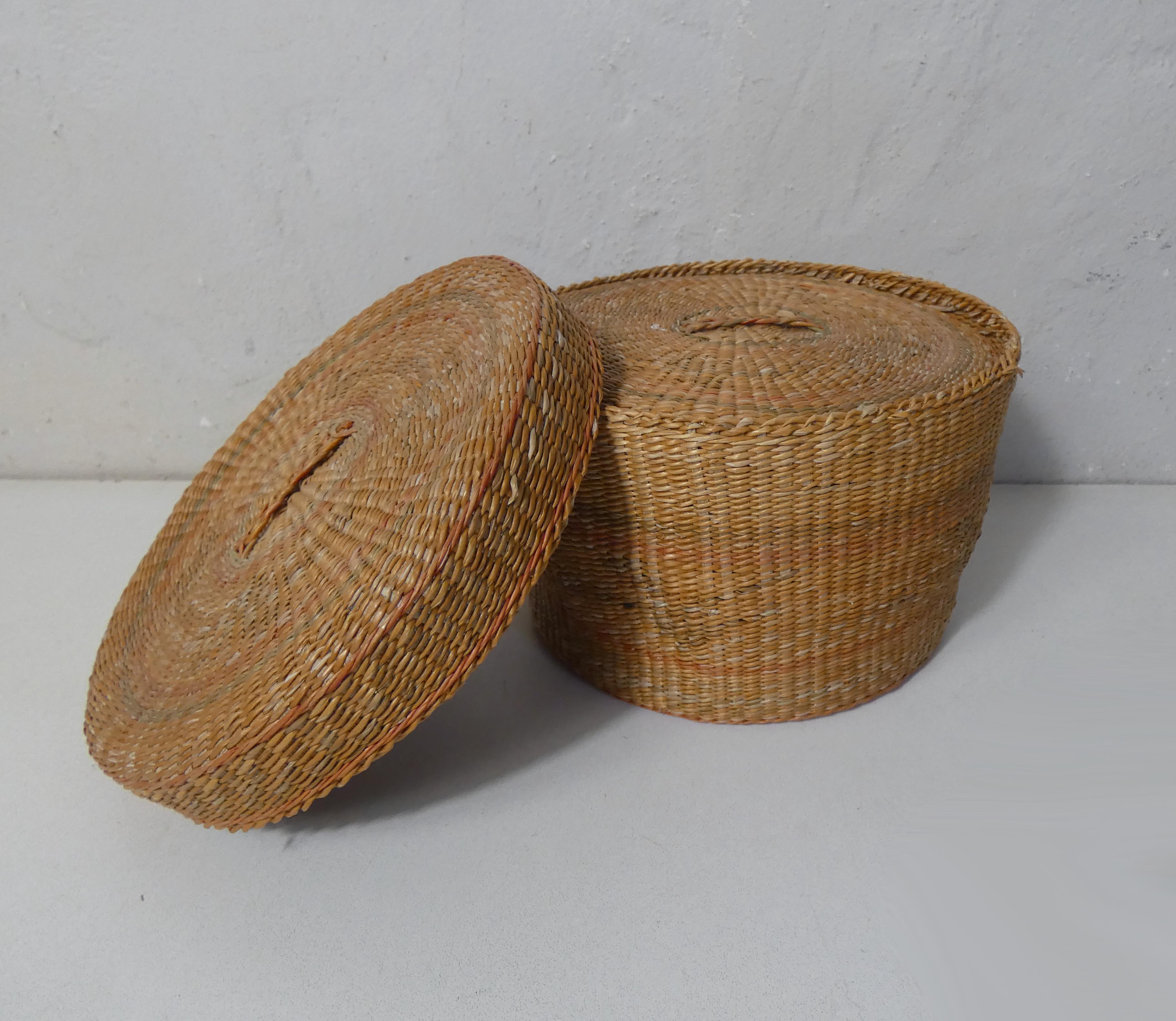 Rattan trundle boxes