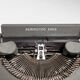 Typewriter Remington rand 1947 deluxe model 5 revised and new ribbon