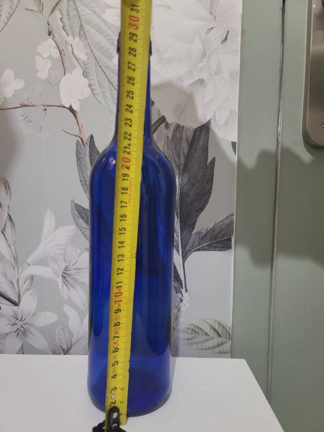 Cobalt Blue Glass Bottle